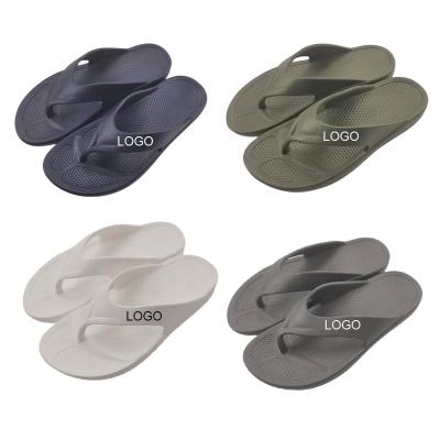 China Wholesale Custom Logo Men's Flip Flops Slides Eva Sandal Slides Fashion Trend Brand for sale