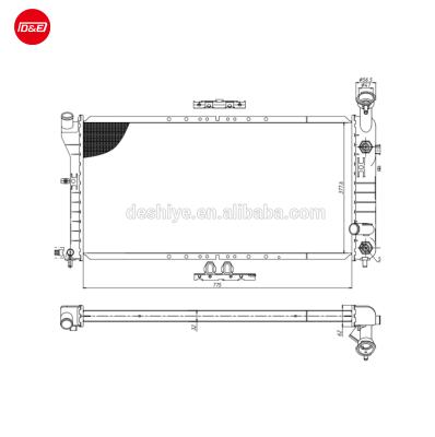 China Plastic Aluminum Car Welded Radiators DPI 1518 For CHEV: Lumina Monte CarloOLDS Cutlass PONT Grand Prix for sale