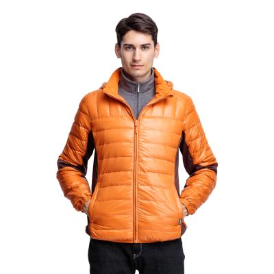 China QUICK DRY stain resist shell fabric winter special sale down coat men factory wholesale light and thermal JIS95 warm outwear for sale