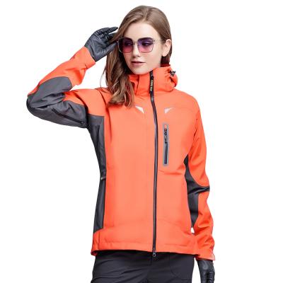 China Sports Racing Design Women Gore-Tex 3L Waterproof Fabric 2 In 1 Winter Windproof Waterproof Functional Jacket for sale