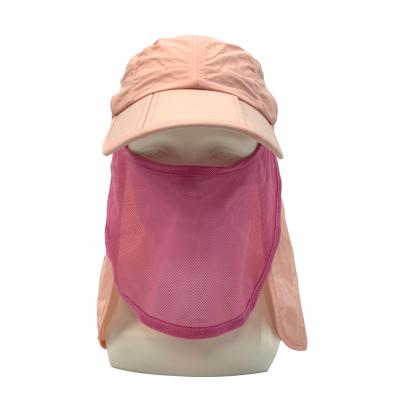 China Quick-drying low price outdoor ready to ship unisex light mask sunblock hat anti-UV casual hat for sale