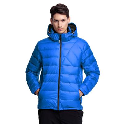 China QUICK DRY men coat wholesale low price windproof JIS90 warm GORE-WINDSTOPPER duck down jacket for sale