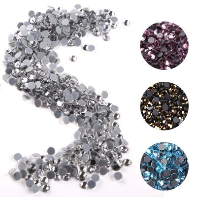 China Hot Dmc Fix Flatback Hotfix Rhinestones Full Colors Flatback Ss10 Flat Rhinestones for sale