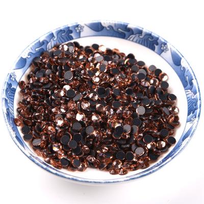 China Faux Stone Crystal Nail Rhinestone from Flatback Ss6 Dmc Honey Peach Crystal Flat Back Bling for sale