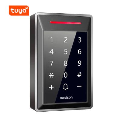 China Innovative APP BT and WIFI Card TUYA Rfid Smart Mobile Phone Touch Screen Remote Control Access Control for sale