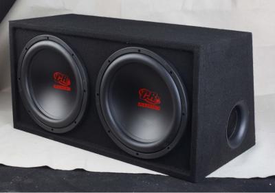 China Sondern Sie Spulen-doppelten Auto Subwoofer-Kasten, Autoradio Boombox mit Subwoofer aus zu verkaufen