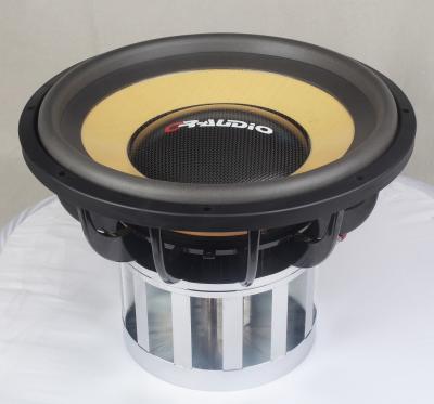 China Neodymium Car Subwoofer Speakers , High Power Competition 15 Inch Subwoofer for sale