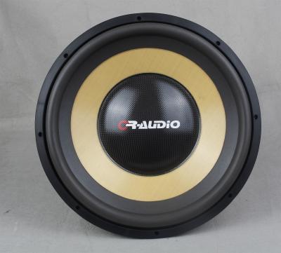 China 18 Inch Competition Car Subwoofers Neodynium Kevlar Cone Speakers With 3