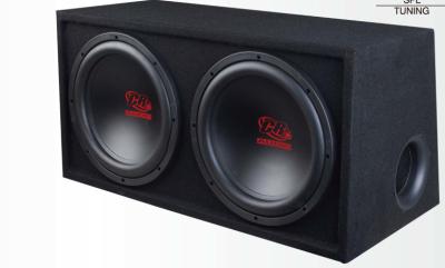 China Double 12 Inch Woofer Car Boom Box With Emboidery Logo Printable for sale