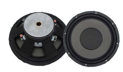 China Single  Layer Mid Range Car Woofer Speakers With Chromed Washer Loud Sound for sale