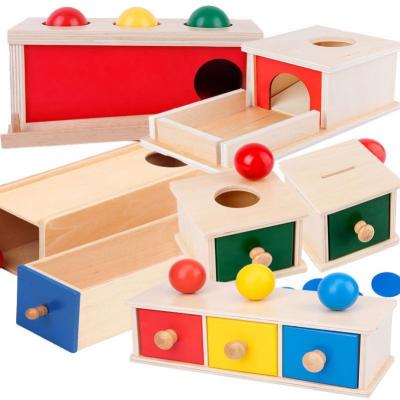 China Indoor Kids Playground Montessori Materials Rotating Drum Match Piggy Permanent Box Around Rectangular Box Sensory Toys For Toddlers IC Classroom for sale