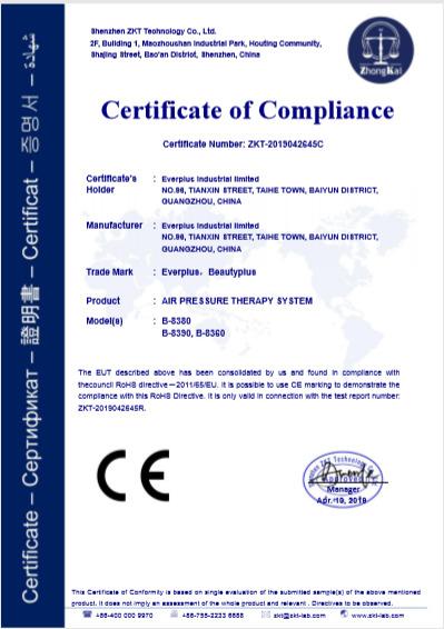 CE - Guangzhou Everplus Beauty Appliance Ltd.