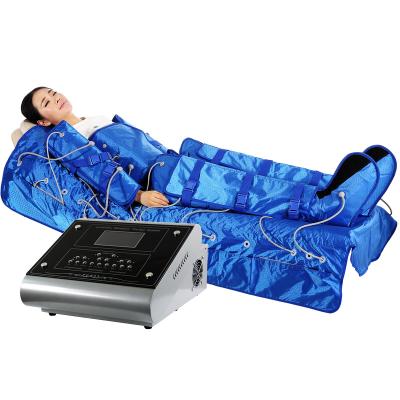 China Detox 3 in 1 EMS slimming compression therapy pressotherapy drainage apparatus far infrared lymphatic pressoterapia machine for sale