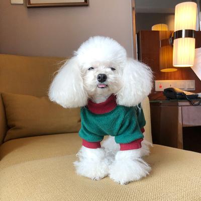 China Viable Hot Selling Plush Dog Clothes Winter Dog Four Feet Casual Dog Overalls for sale