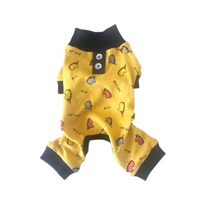 China Spring/Autumn Cute Animal Pattern Viable Quadruped Clothes For Dog Stretch Dog Pet Clothes for sale