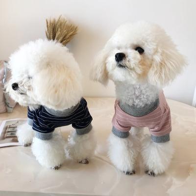 China Dog Accessories Pet Fashions Cotton Sustainable Autumn Spring Stretchy Dog Cat Cat Clothes Dog Overalls for sale