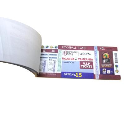 China Anti-Counterfeit Custom Make Security Paper Printing Booklet Hologram Voucher Door Ticket for sale