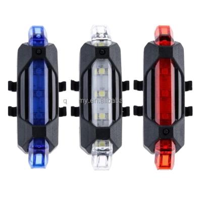 China Wholesale Bicycle Mountain Bike Mountain Bike Tail Light Usb Charging Mini Light Warning Light for sale