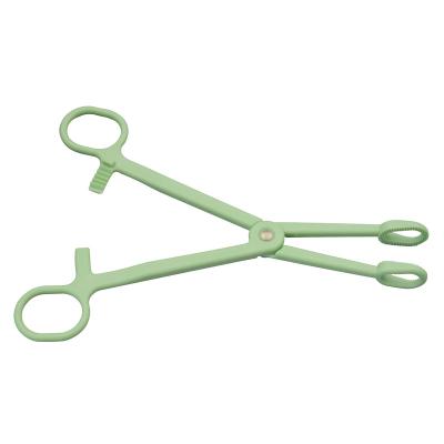 China Surgery Low Price Disposable Medical Clamp Plastic Forceps for sale