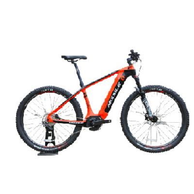 China Carbon Fiber Electric Frame Carbon Missile Bike Mid Drive Motor 36V 350W Electric Mountain Bike for sale