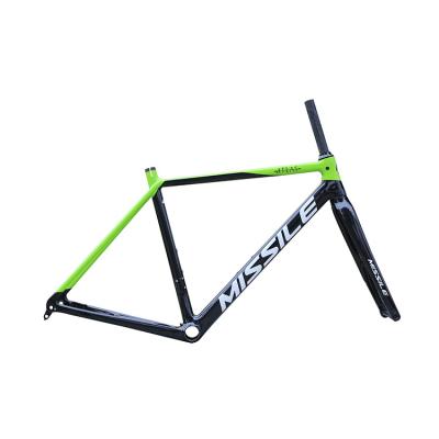 China Road Bikes High End Missile 700c Disc Carbon Road Bike Frame Road Cut Bicycle Frame Chinese for sale