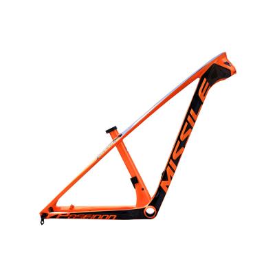 China Mountain bikes missile 27.5 quality frames carbon fiber bicycle frame mtb 29 bicycle carbon frame for sale