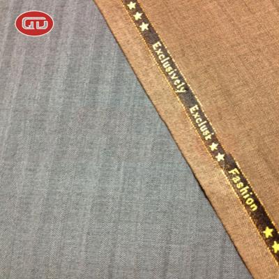 China China Factory Outlet Stripe Woven Antistatic Gery TR Tailoring Selvedge Fabric For Men for sale