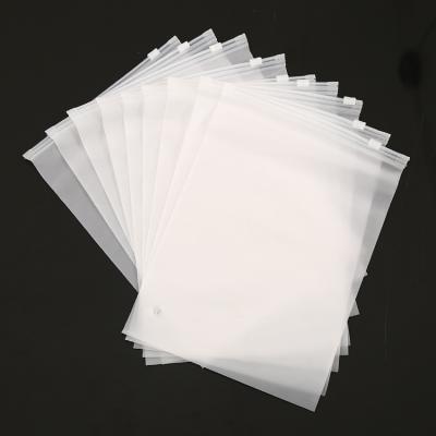 China Wholesale Custom Eco Friendly Frosted Clear Transparent Reusable Zipper Bag Plastic Bag Zipper Recyclable for sale