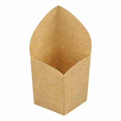 China Bargain Price Disposable French Fries Custom Paper Packaging Carton Disposable Paper Takeout Packaging Boxes for sale