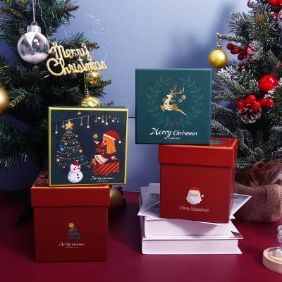 China New Design Recyclable Custom Cardboard Paper Boxes Small Merry Christmas Gift Boxes For Christmas for sale