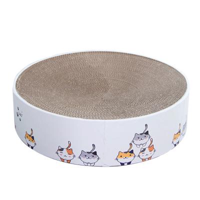 China Sustainable Pet Toy Scratch-Resistant Safe Cat Scratch Paper Board for sale