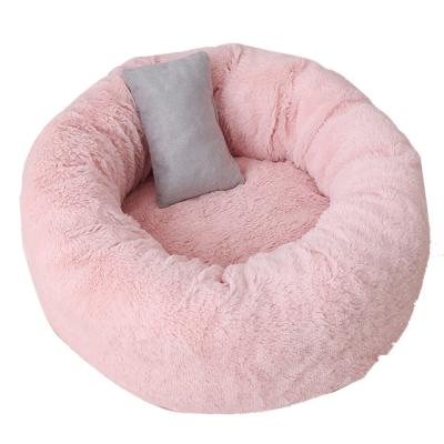 China Waterproof Warm Plush Pet Beds Winter Dog Pet Beds Medium Small Dog for sale