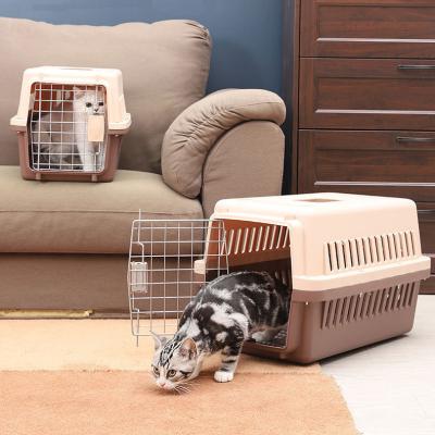 China Breathable Cat Cage For Travel Expandable Foldable Bag Dog Pet Cages Carriers Houses for sale