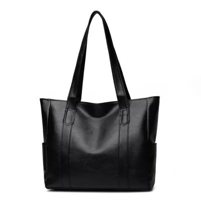 China Waterproof blank black handbags for women for sale