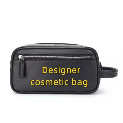 China Designer cosmetic bag wholesale velvet mini transparent leather canvas make up bag cosmetic clear custom travel luxury cosmetic bag cases for sale