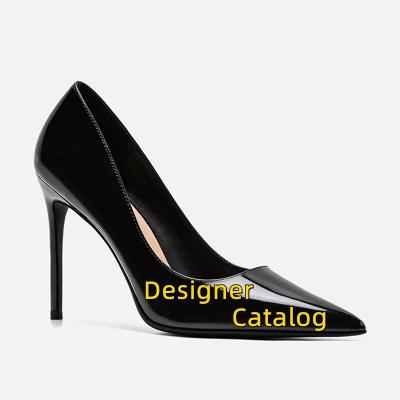 China Fashion Trend Ladies clear female sexy high designer heels women famous brands sandals rhinestones women luxury heels for ladies for sale