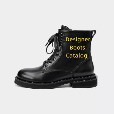 China Printed Winter leather high quality martin snow designer boots women famous brands women shoes football other luxury boots for women for sale