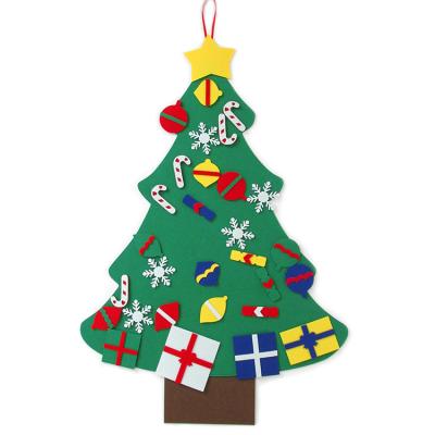 China Christmas Decoration Explosion Christmas Tree Ornaments DIY Felt Christmas Decorations for sale