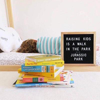 China Contemporary Creative Felt Home Decoration Children's Letter Board Letter Birthday Gift for sale