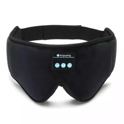 China Wireless Custom Smart Blindfold 3D Sleepmask Eye Mask With Earpiece And Earphone for sale