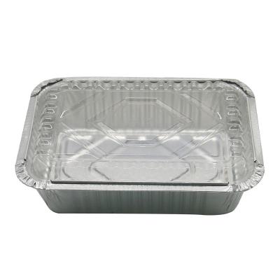 China Restaurant or Fast Food Store or School Canteen Food Containers Aluminum Disposable Biodegradable Food Packaging Containers for sale