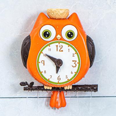 China Bath Toy Owl Clock Baby Bath Toys eye can move for sale