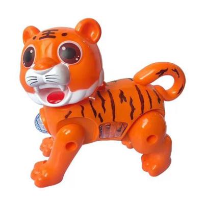 China Promotional Wire Tiger Light-Up Traction Toys 15*8*14cm for sale