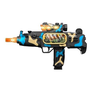 China Toy Electric Light Electronic Toy Gun For Boys With Sound for sale