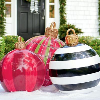 China Custom PVC OEM PVC Christmas Balls Decoration Pendants for sale