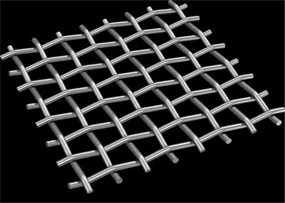 China SS304 316 Stainless Steel Crimped Wire Mesh Vibrating Screen Mesh for sale