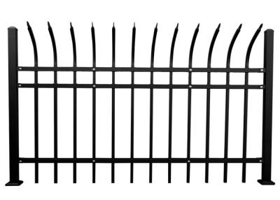 China Garden used wrought iron fencing for sale powder coated spear top steel fencing for sale