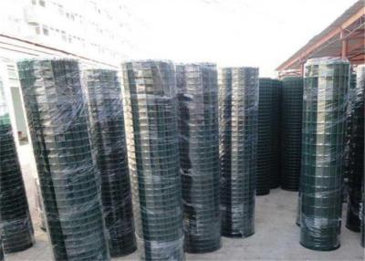 China Fencer Wire 16 Gauge Green Vinyl Coated Welded Wire Mesh Size 2 inch X 3 inch (2 ft. x 50 ft.) for sale