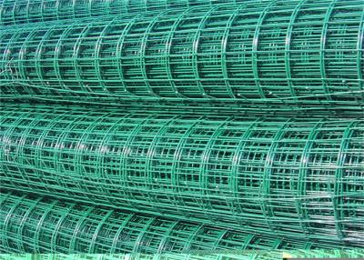 China 16 Gauge Green PVC Coated Fence Mesh Welded Wire Mesh for Stucco for sale