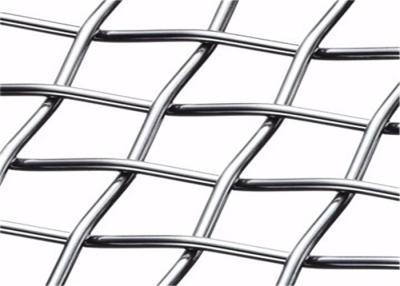 China Galvanized Square Woven Wire Mesh / Stainless Steel Crimped Wire Mesh for sale